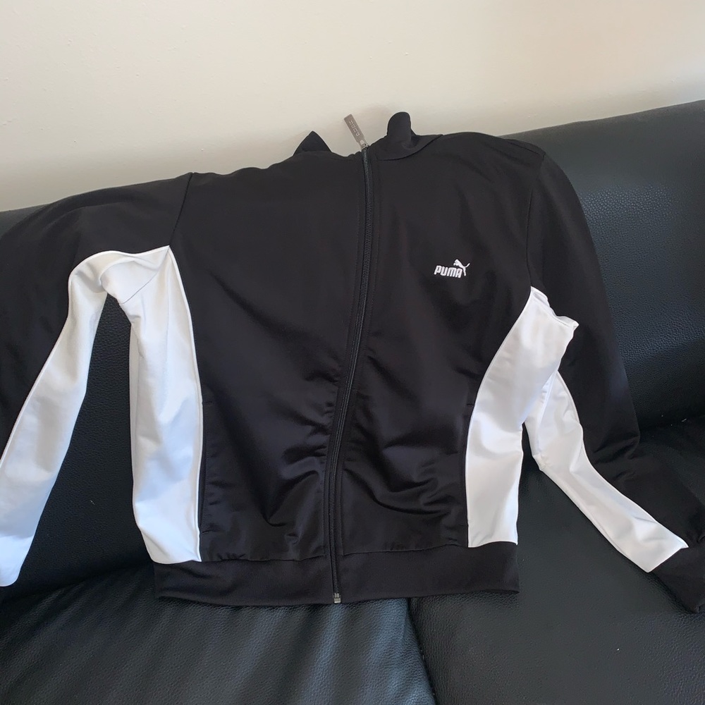 Black/White Puma Jacket